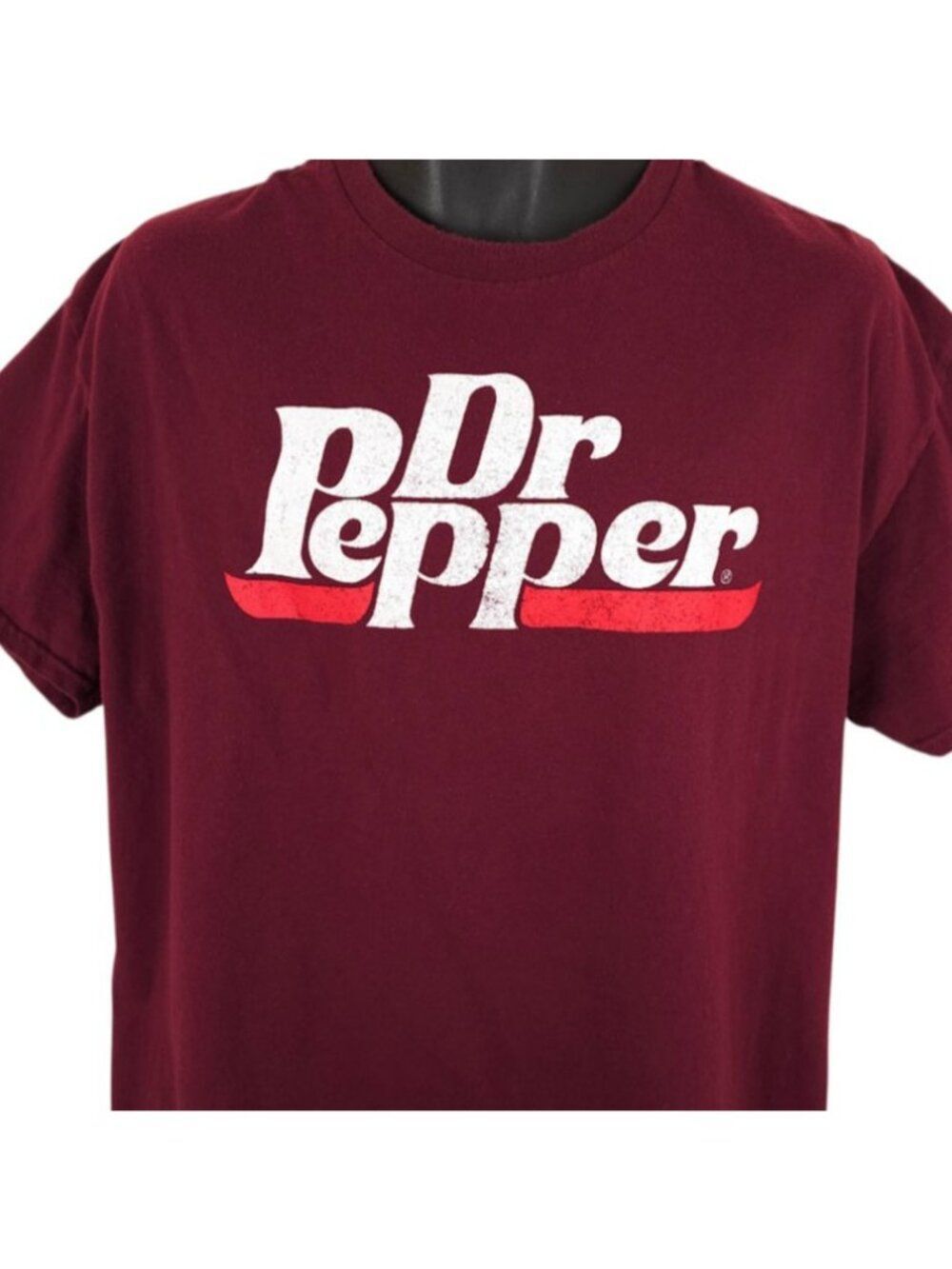 Dr Pepper T Shirt Mens Size XL Red Soda Snack Tee